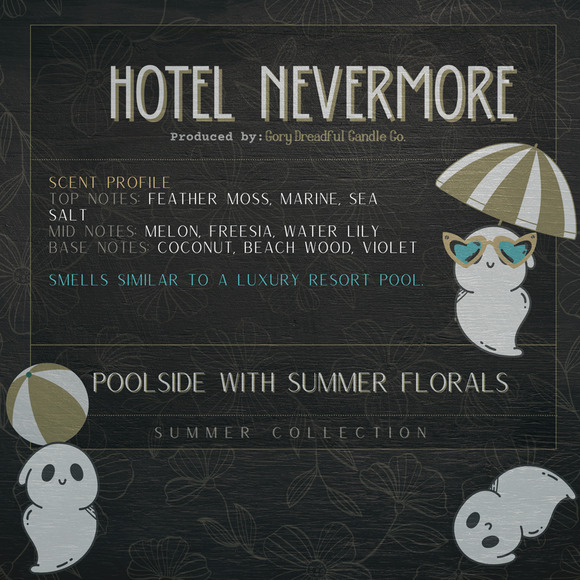 Hotel Nevermore Sizzling Room Salt Crystal Potpourri: Poolside Summer Florals - Picture 2 of 11